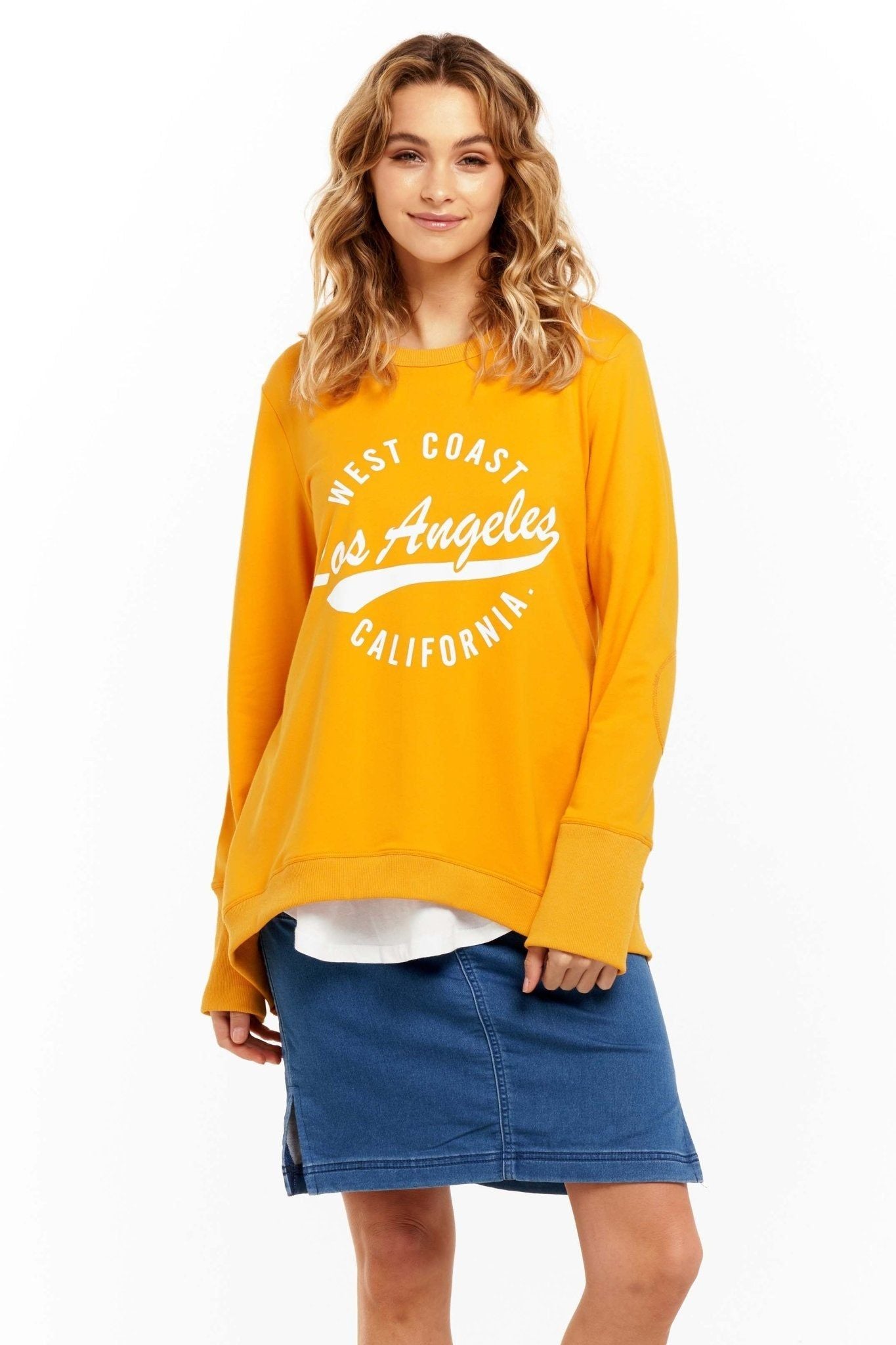 Betty Basics Dolly Sweater in Spicy Mustard Hey Sara