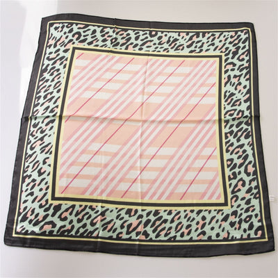 Angels Whisper Nalenia Pink Stripe Leopard Print Bandana - Hey Sara