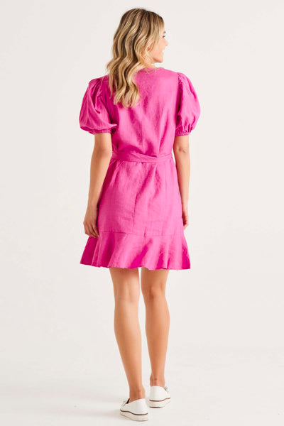 Betty Basics Birdie Mini Dress in Azalea Pink