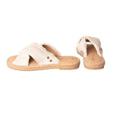 Betty Basics Moama Slides in White