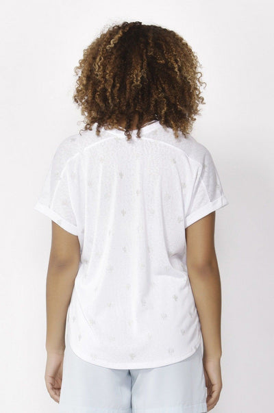 Betty Basics Adelaide Tee in White - Hey Sara