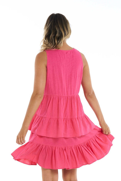 Betty Basics Andie Top in Flamingo - Hey Sara