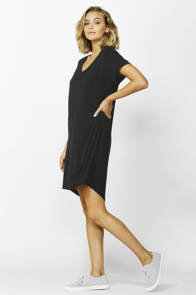 Betty Basics Arizona Dress in Black - Hey Sara