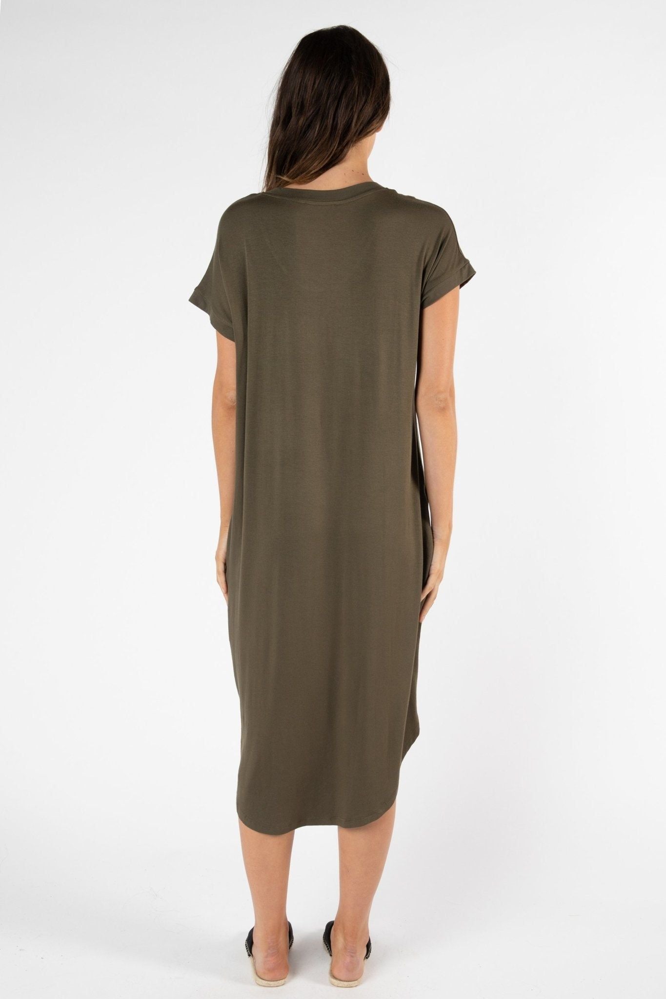 Betty Basics Avalon Dress in Khaki - Hey Sara