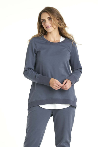 Betty Basics Dolly Sweater in Indi Blue - Hey Sara