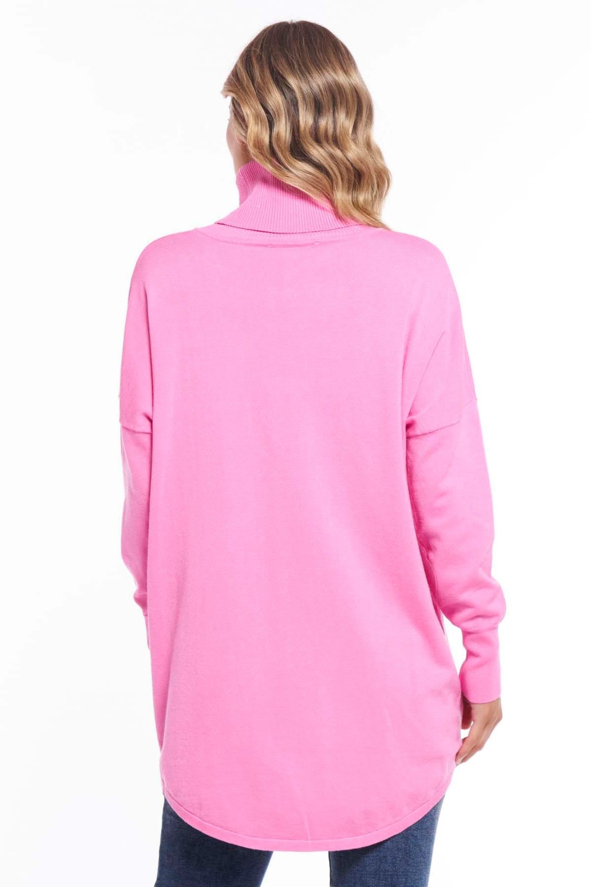 Betty Basics Fleur Knit Jumper in Candy Pink - Hey Sara