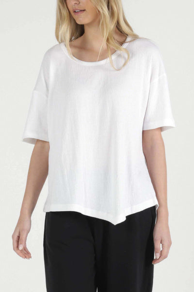 Betty Basics Florence Top in White - Hey Sara