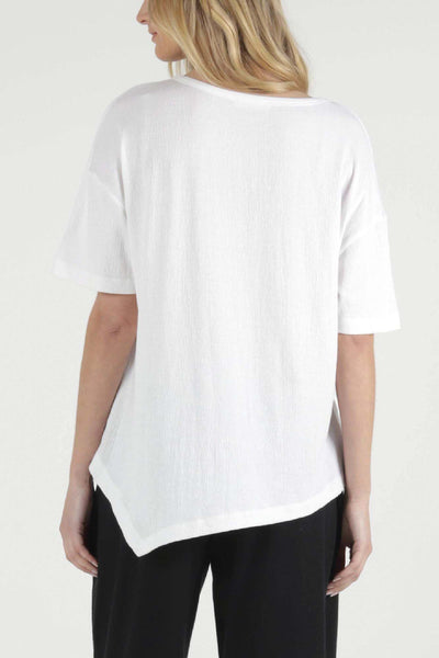 Betty Basics Florence Top in White - Hey Sara