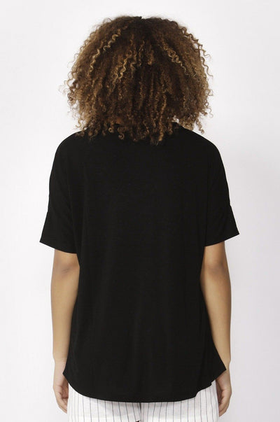 Betty Basics Lisbon Tee in Black - Hey Sara