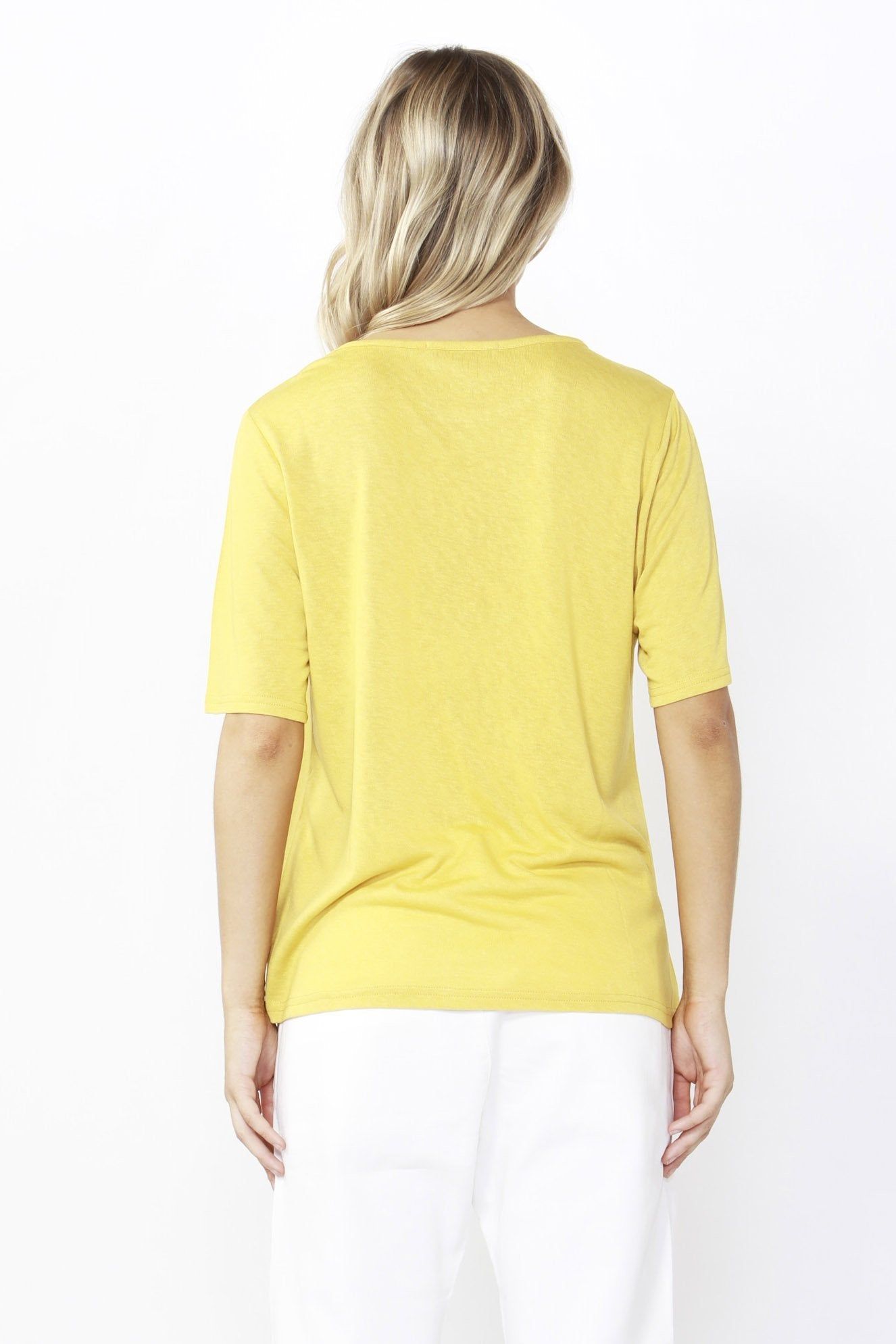 Betty Basics Los Angeles Tee in Daffodil Yellow - Hey Sara