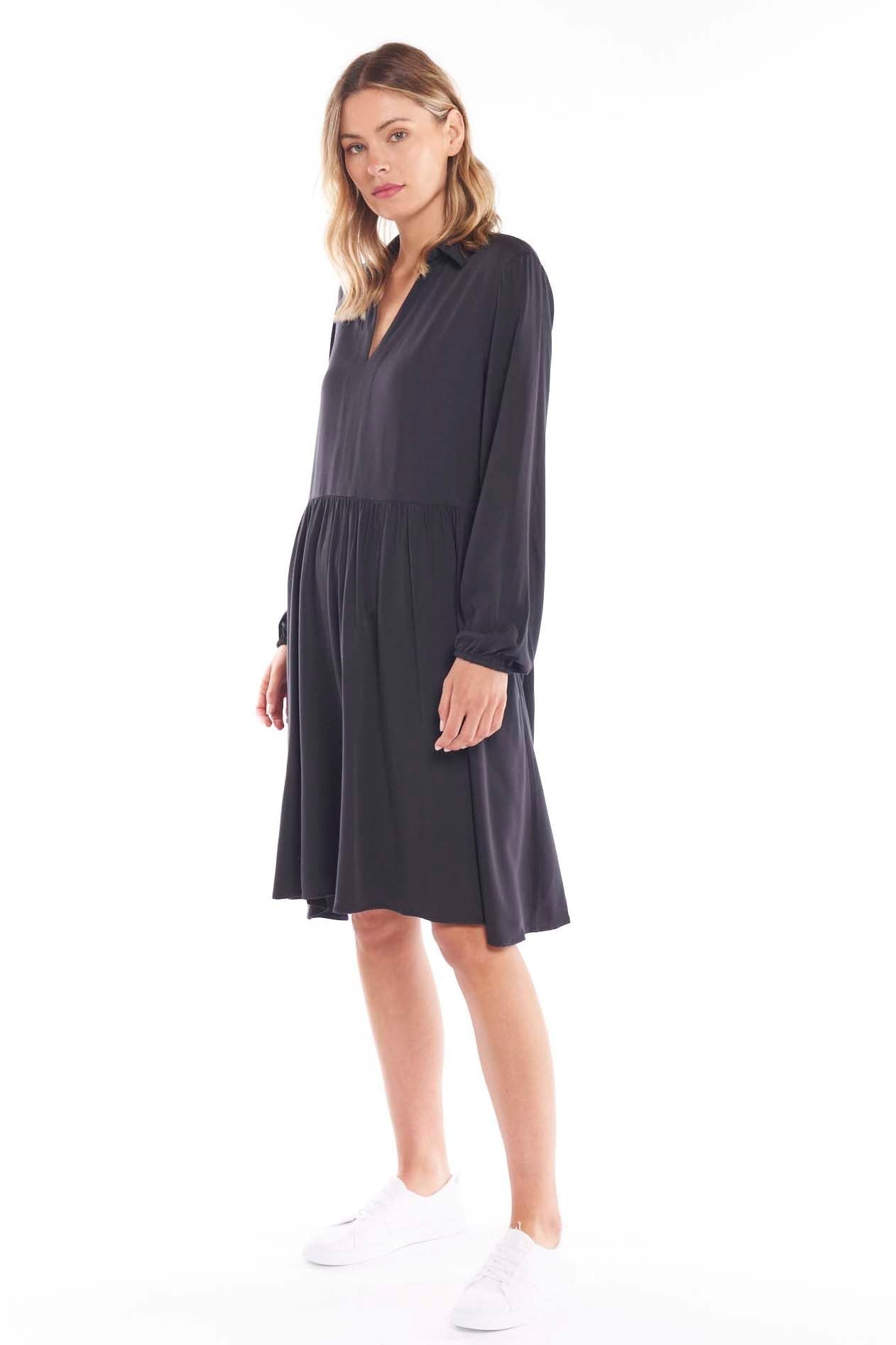 Betty Basics Maggie Dress in Licorice Black - Hey Sara