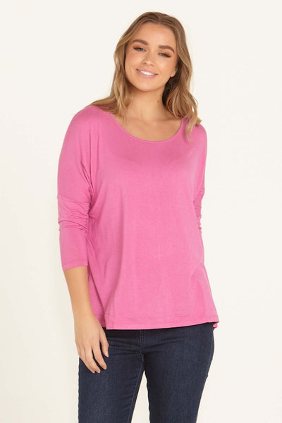 Betty Basics Milan Top in Winter Pink - Hey Sara