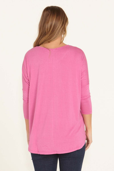 Betty Basics Milan Top in Winter Pink - Hey Sara
