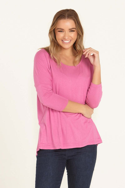 Betty Basics Milan Top in Winter Pink - Hey Sara