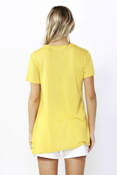 Betty Basics Phoenix Tee in Daffodil Yellow - Hey Sara