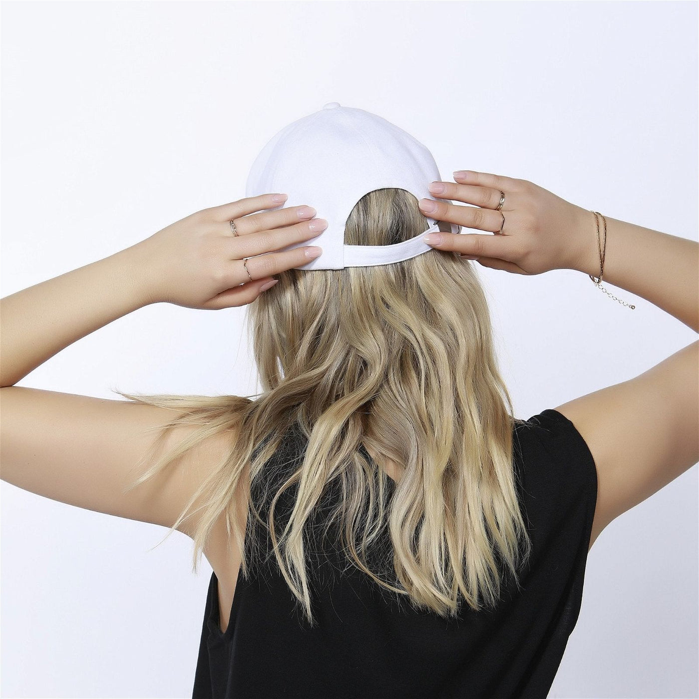 Betty Basics Seth Denim Cap in White - Hey Sara