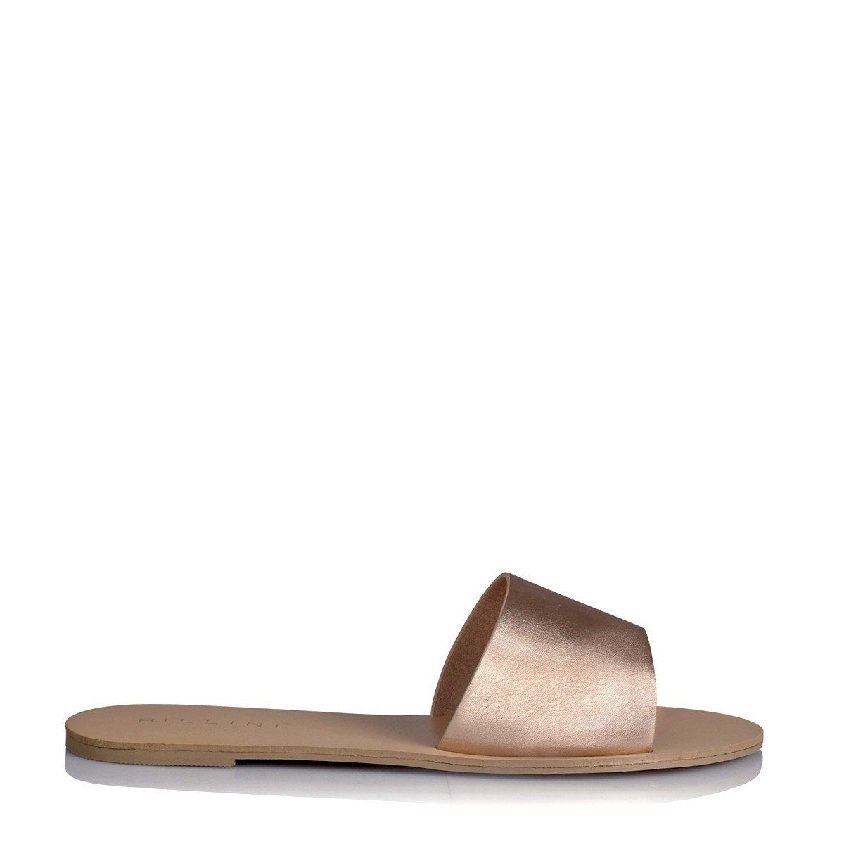 Billini Crete Slide in Soft Rose Gold - Hey Sara