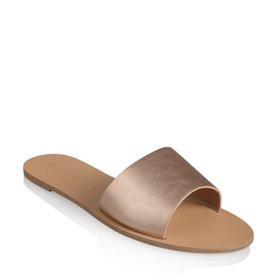 Billini Crete Slide in Soft Rose Gold - Hey Sara