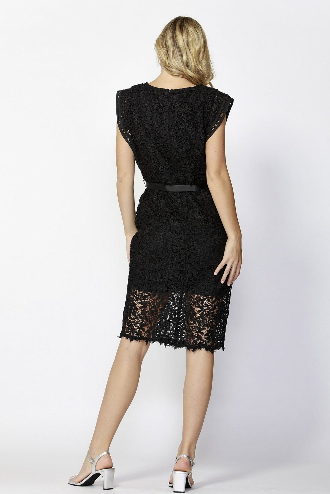 Isabella Lace Dress in Black | Fate & Becker | Hey Sara