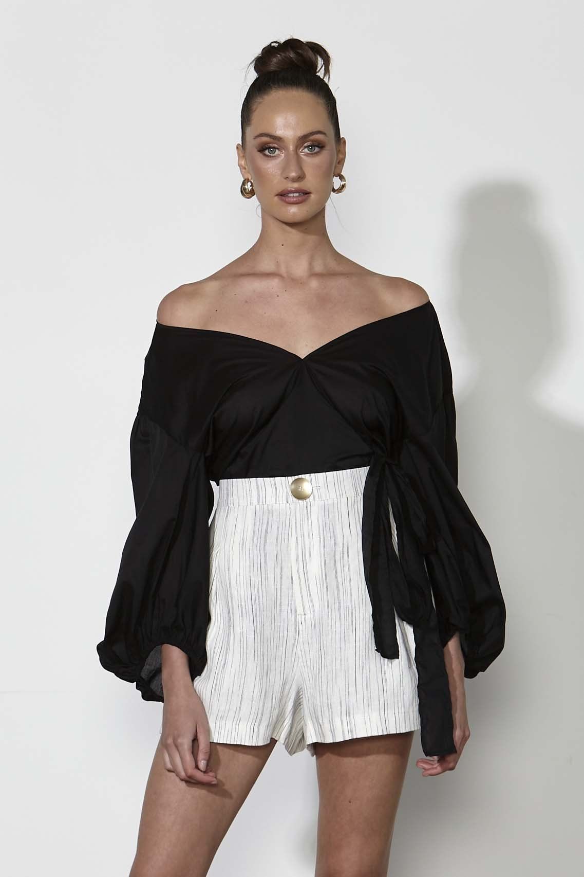 Fate + Becker Lazarus Top in Black - Hey Sara