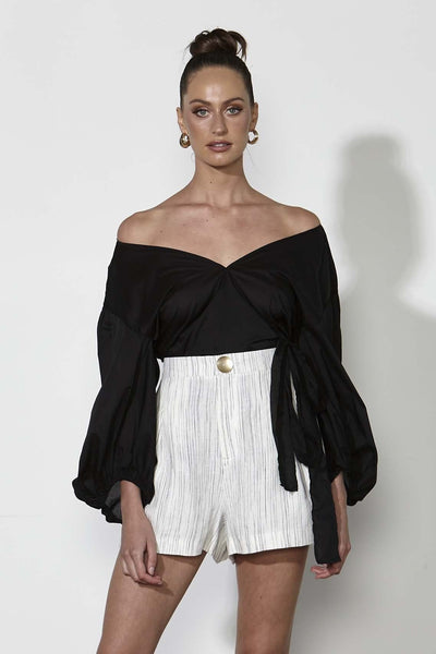 Fate + Becker Lazarus Top in Black - Hey Sara