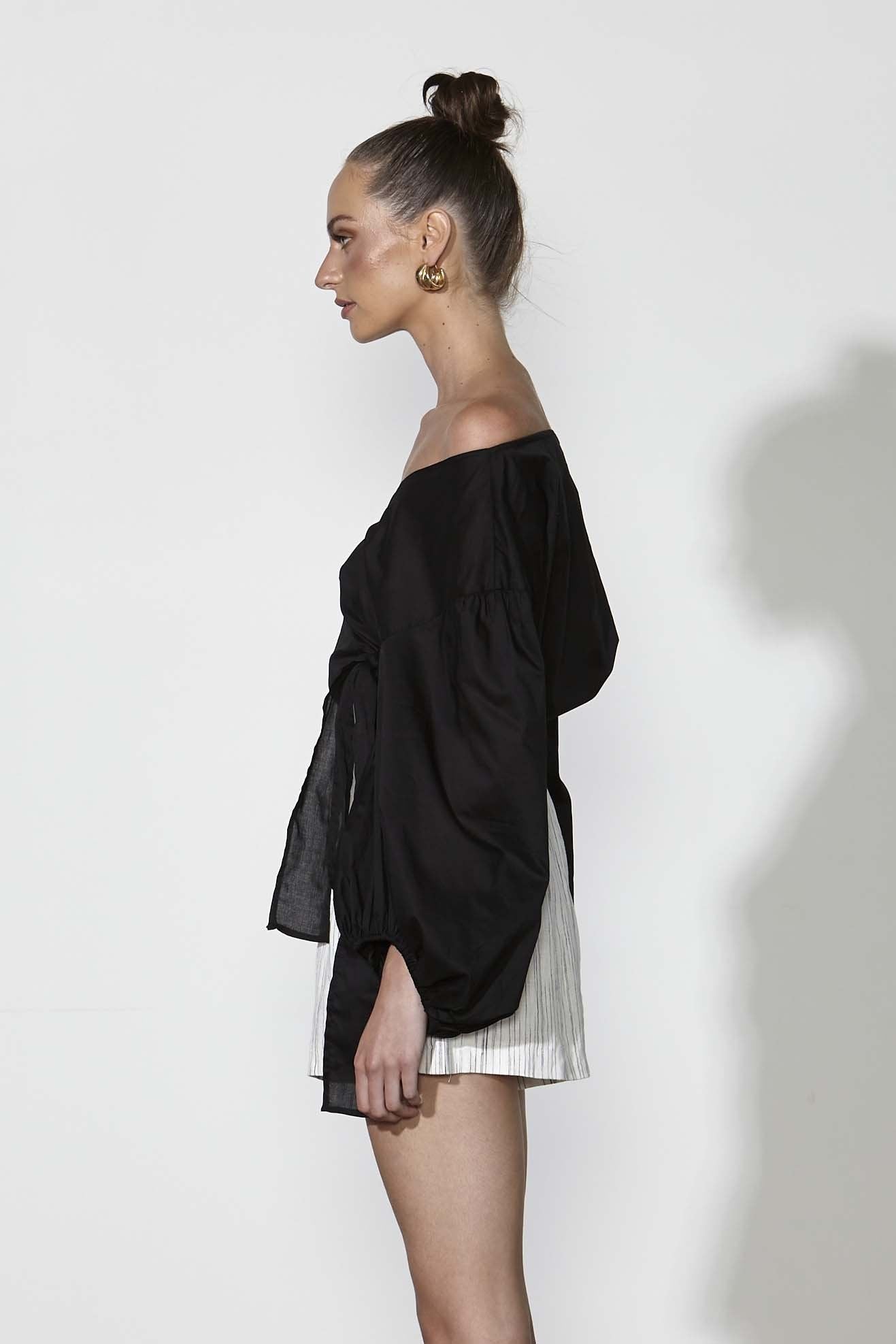 Fate + Becker Lazarus Top in Black - Hey Sara