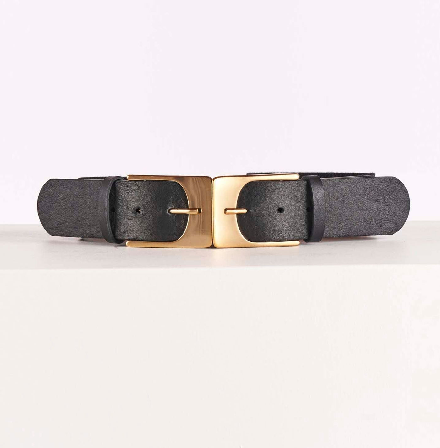 Fate + Becker Lovelines Belt in Black with Gold Buckle - Hey Sara