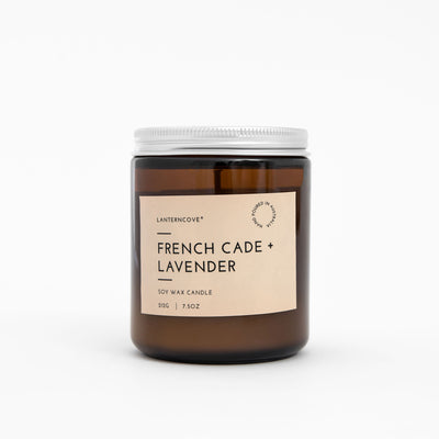 Lantern Cove Glo French Cade and Lavender 7.5oz Candle