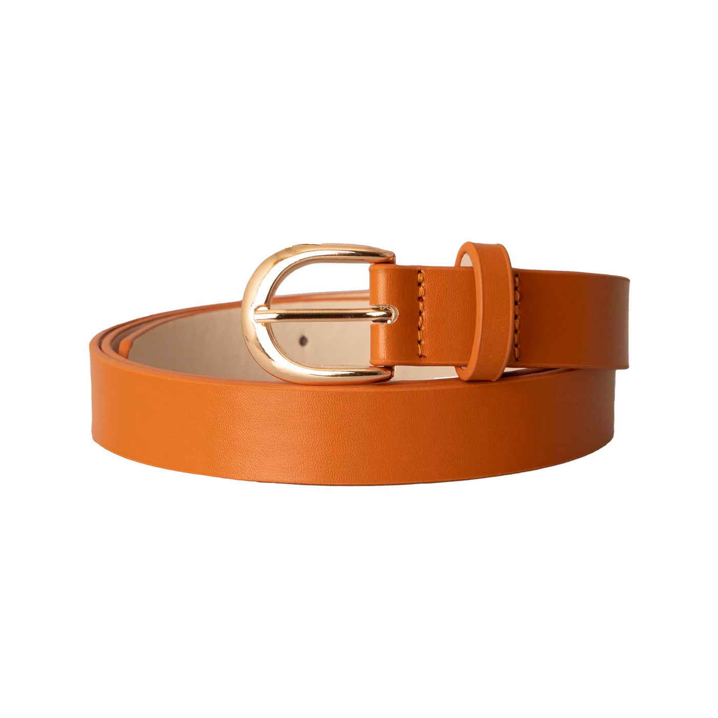 Sass Seema Belt with Gold Buckle in Tan