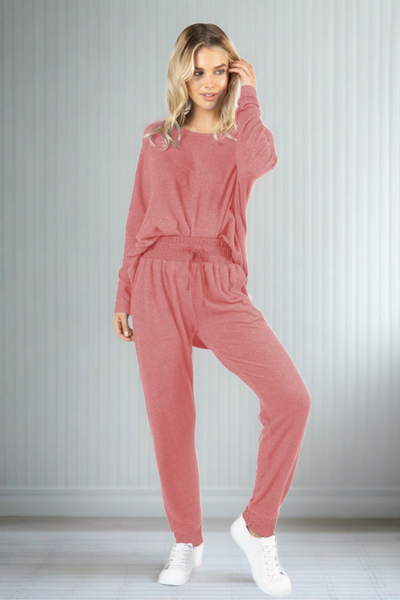 Betty Basics Emerson Pant in Dusty Rose
