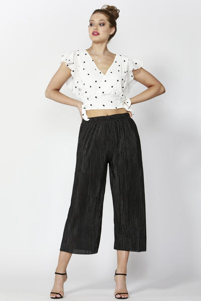 Sass Dazzling Pleated Pants in Black Size 8 or 12 ONLY - Hey Sara