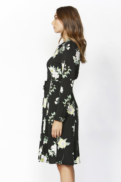 Sass Endless Love Midi Dress in Floral Print - Hey Sara