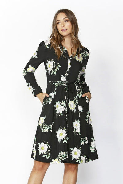 Sass Endless Love Midi Dress in Floral Print - Hey Sara
