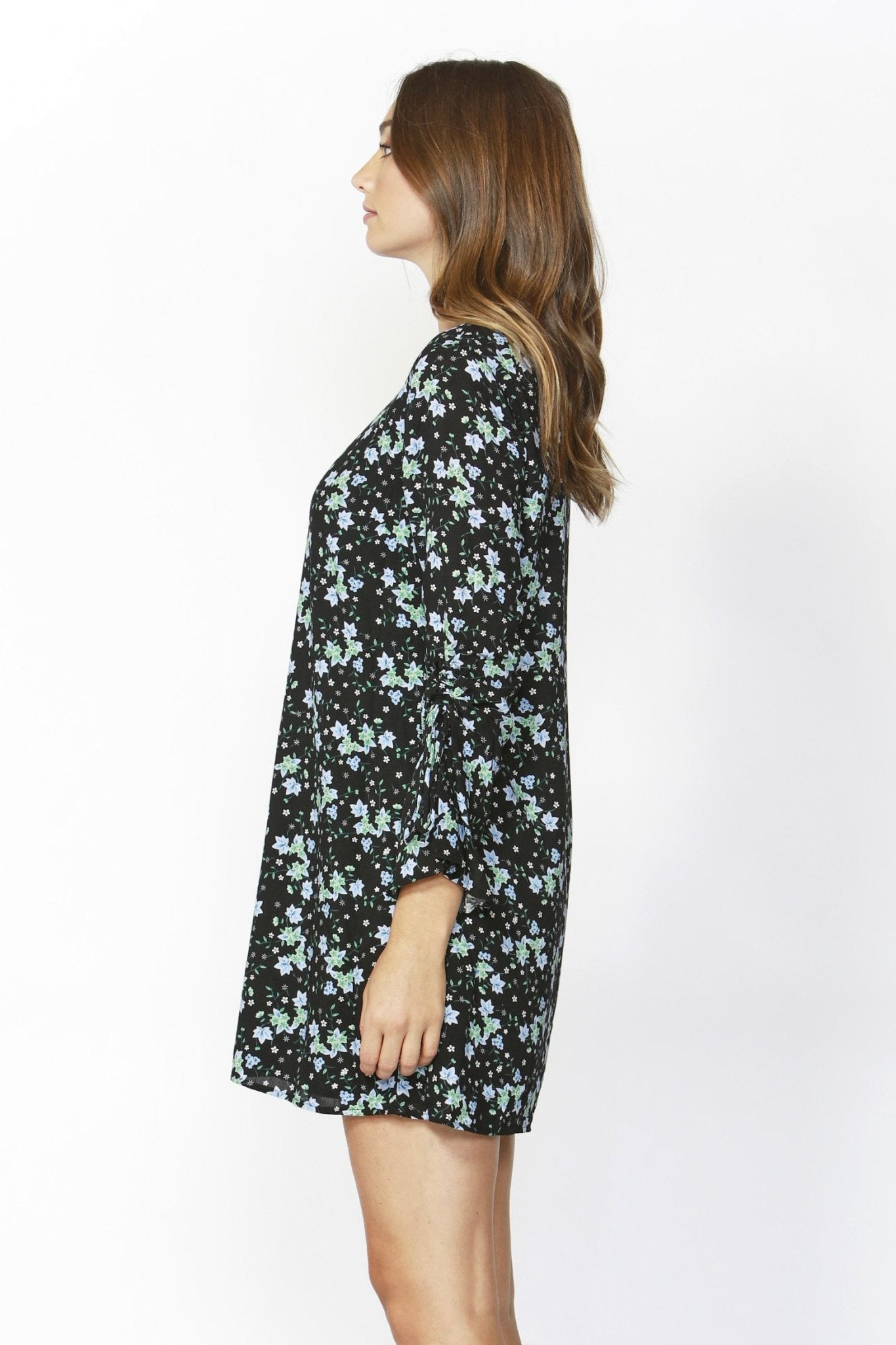 Sass Winter Forest Shift Dress in Floral Print - Hey Sara