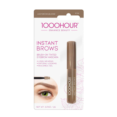 1000 Hour Instant Brows - Light Brown / Blonde Eyebrow Mascara - Hey Sara