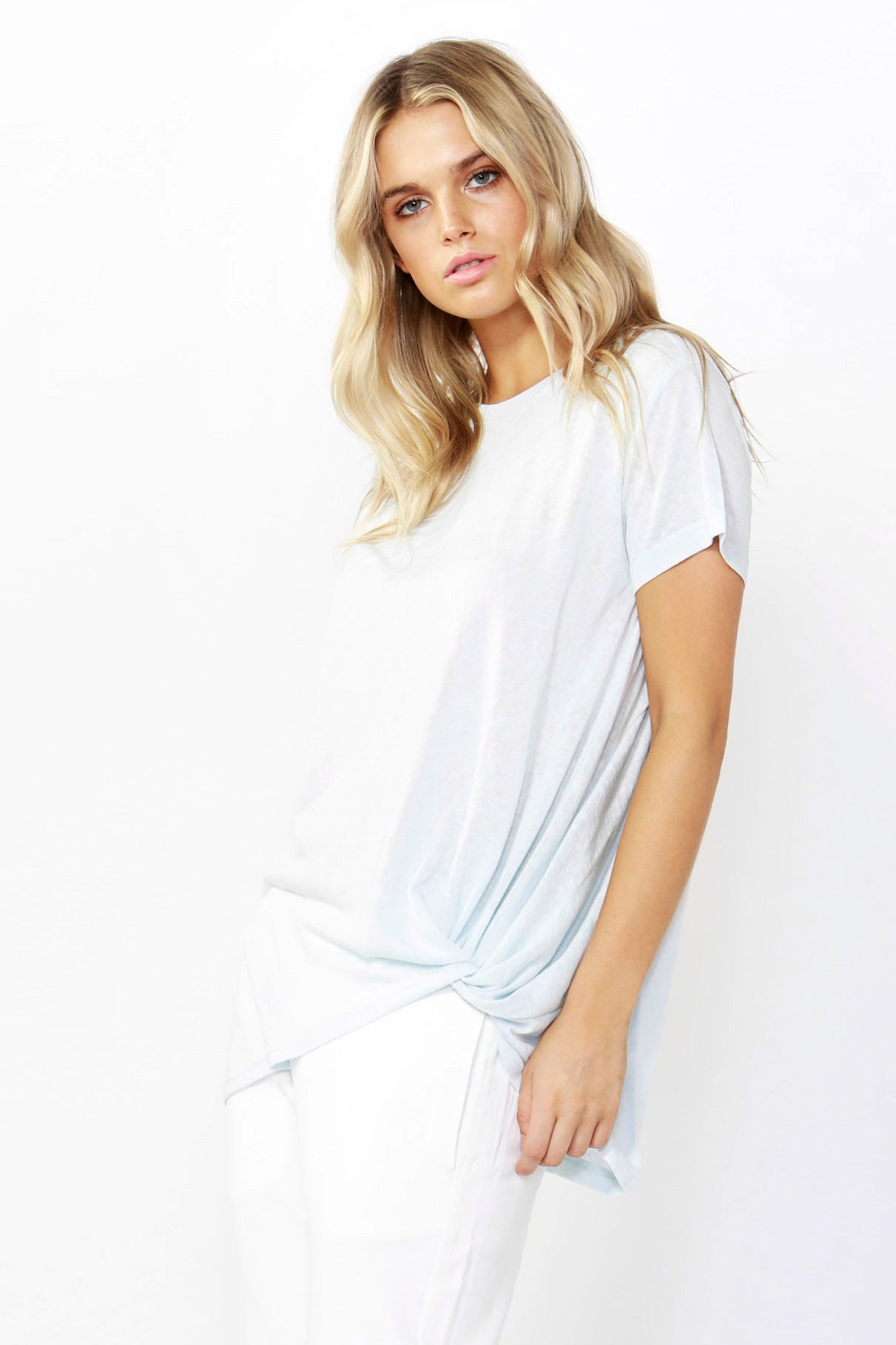 Betty Basics Phoenix Tee in Ice Blue Size 8 or 14 ONLY - Hey Sara