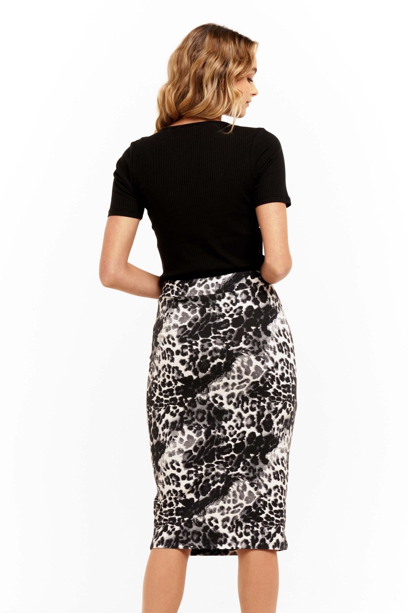 Betty Basics Alicia Midi Skirt in Nala Print - Hey Sara
