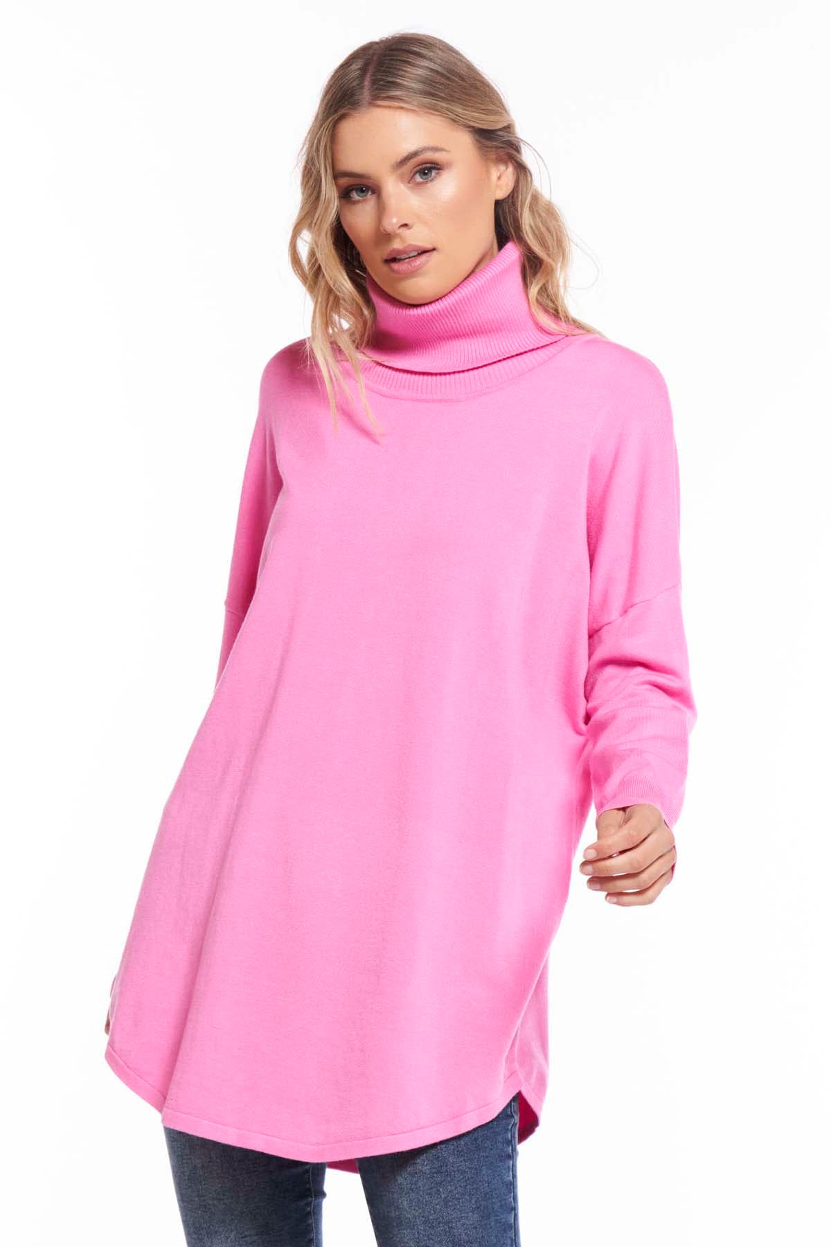 Betty Basics Fleur Knit Jumper in Candy Pink - Hey Sara