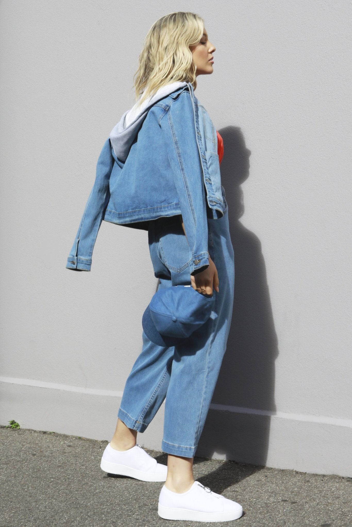 Betty Basics Gunner Denim Jacket in Vintage Blue - Hey Sara