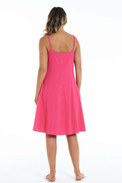 Betty Basics Kelsey Mini Dress in Flamingo - Hey Sara