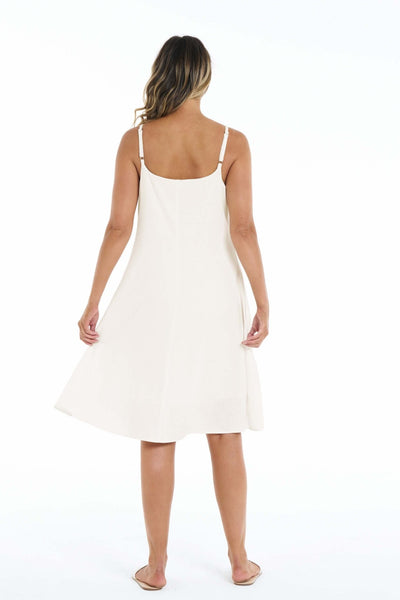Betty Basics Kelsey Mini Dress in White - Hey Sara