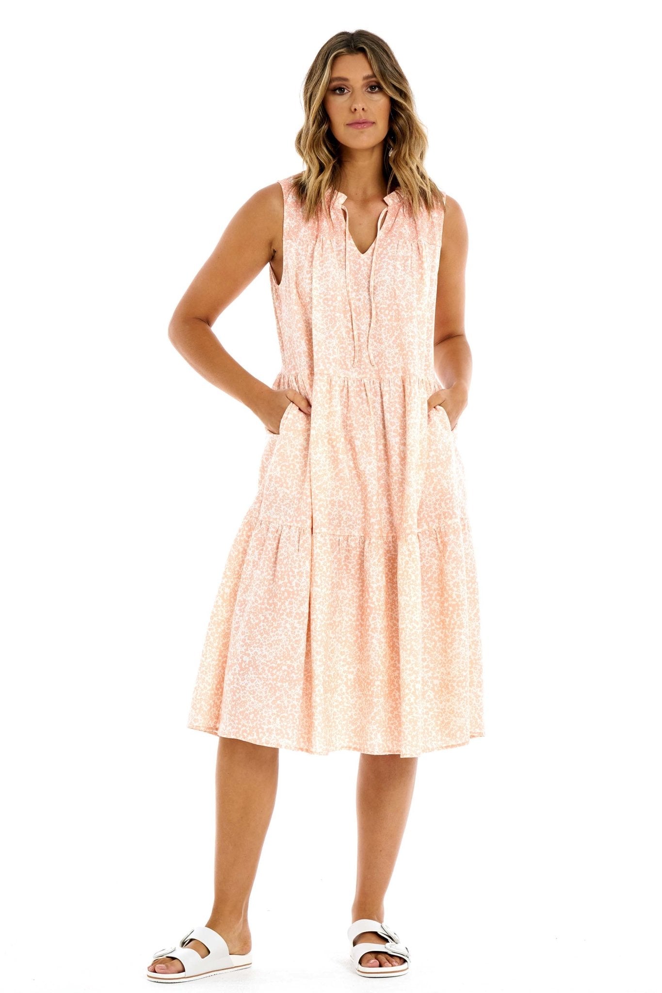 Betty Basics Miranda Linen Dress in Fleur Print - Hey Sara