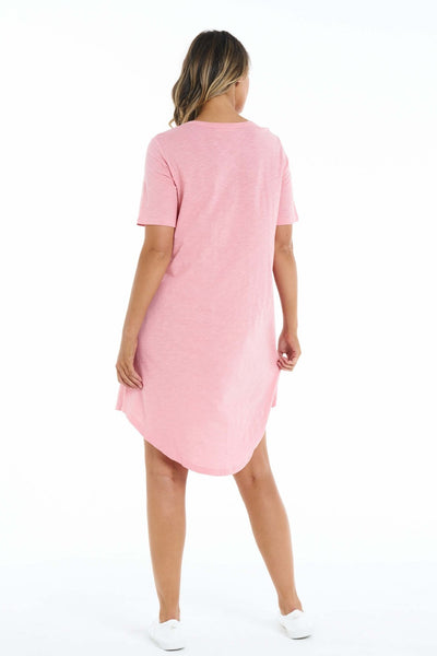 Betty Basics Nyree Dress in Salmon Pink - Hey Sara