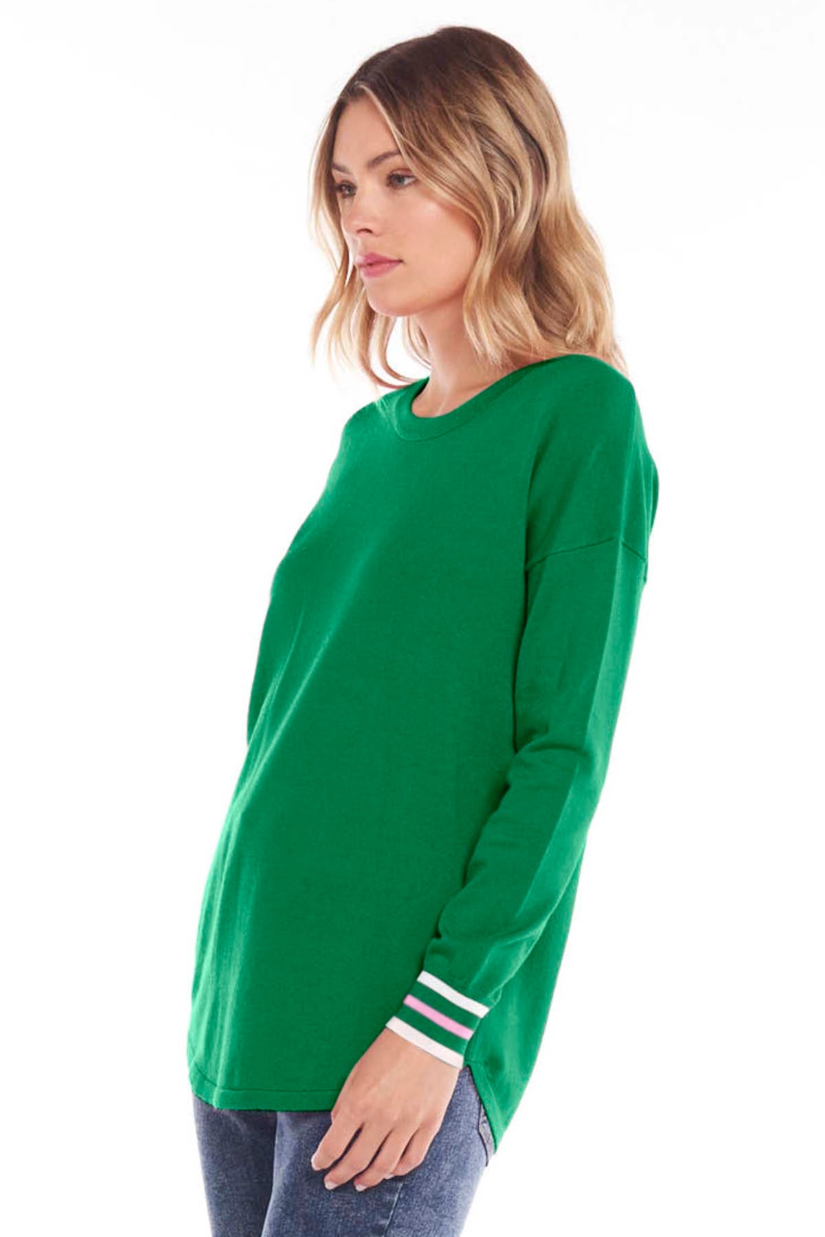Betty Basics Sophie Knit Jumper in Lime - Hey Sara