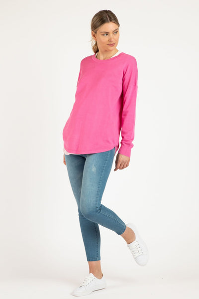 Betty Basics Sophie Knit Jumper in Orchid - Hey Sara