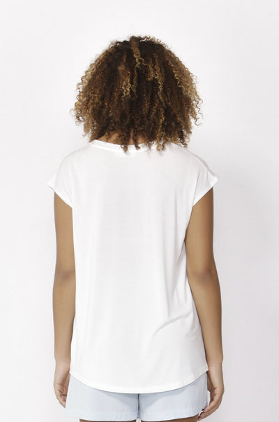 Betty Basics Zadar Tee in White Size 8 or 12 Only - Hey Sara