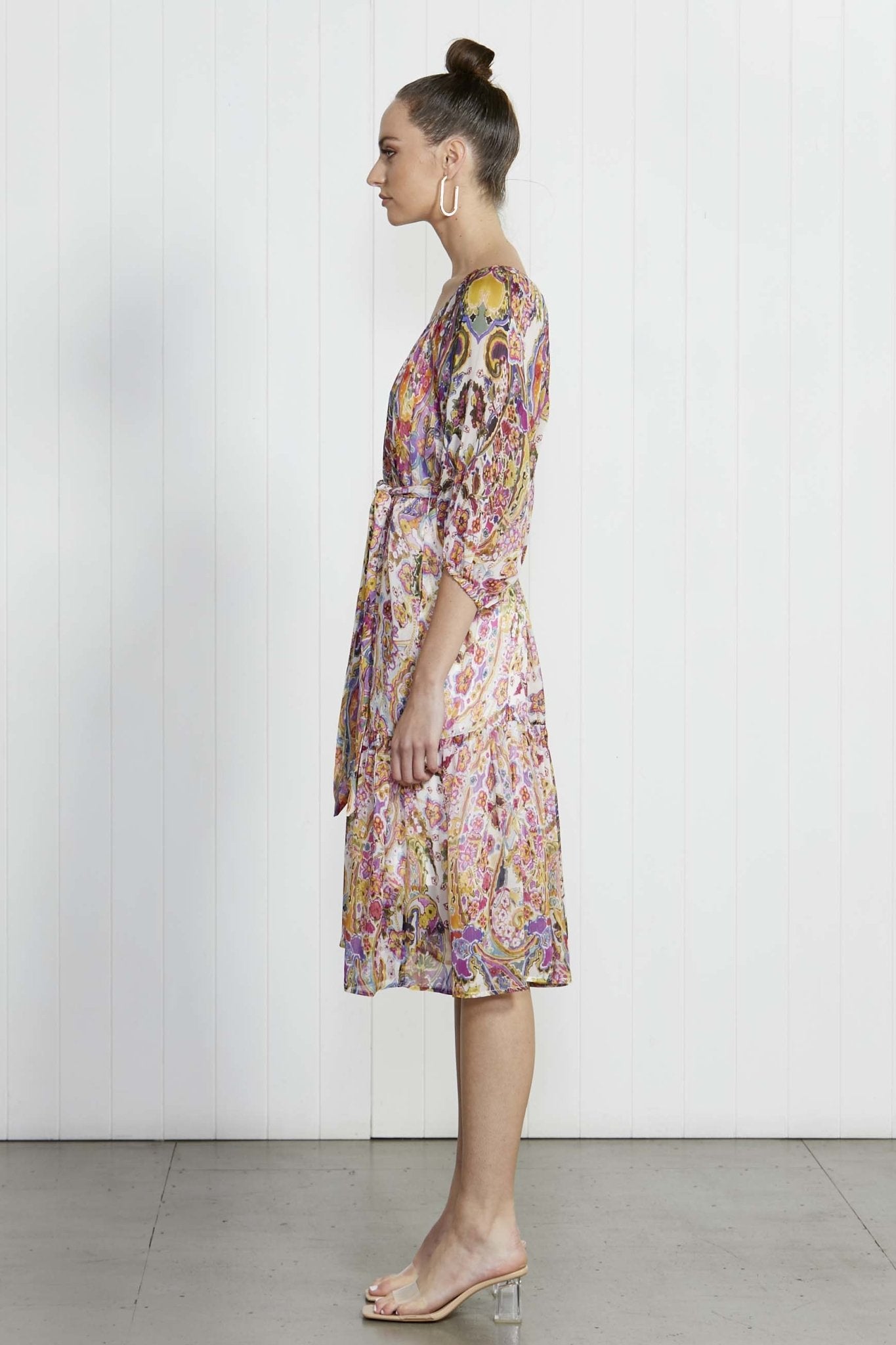 Fate + Becker Joy in Repetition Dress in Paisley - Hey Sara