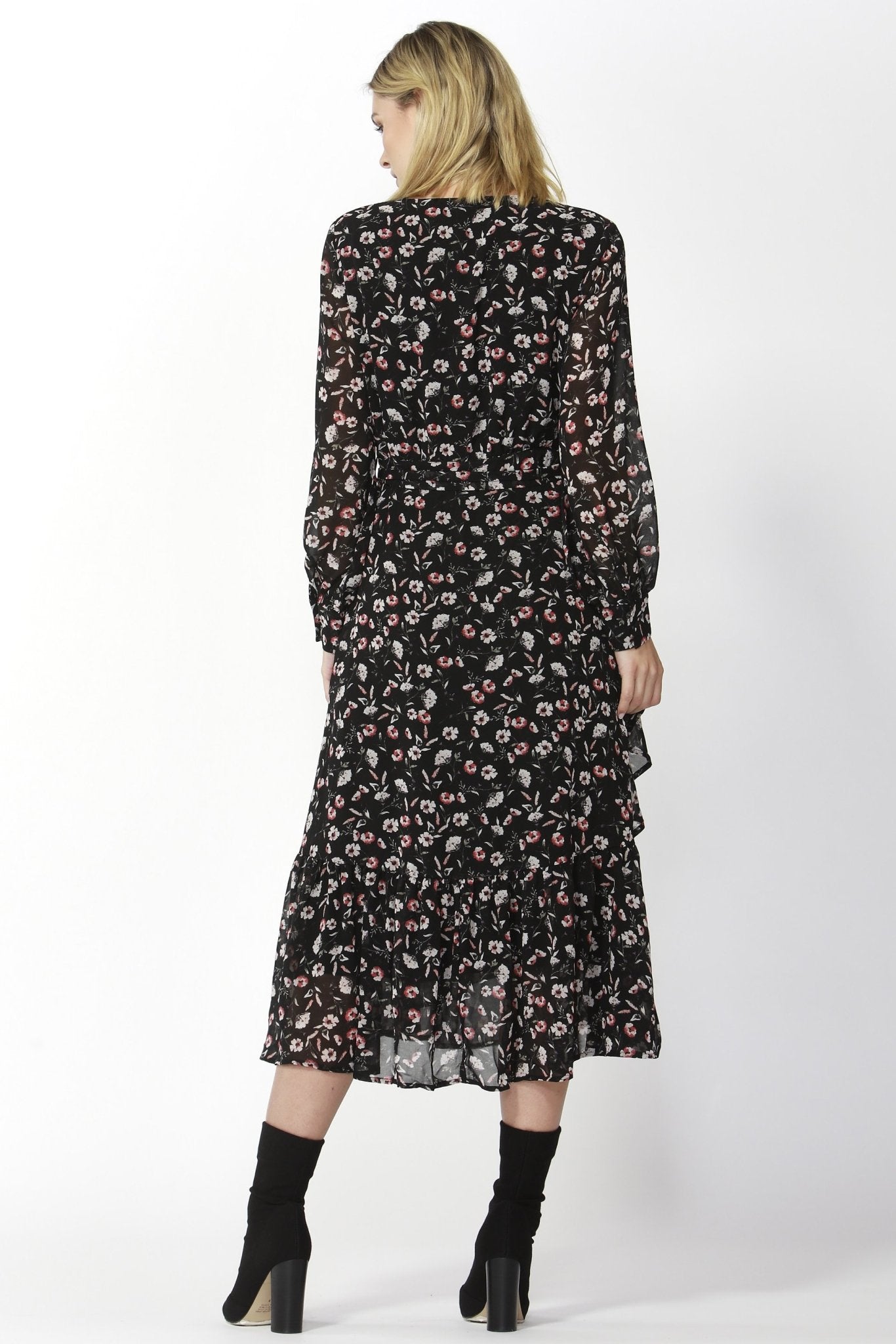 Fate + Becker Nolita Wrap Dress in Floral Print - Hey Sara
