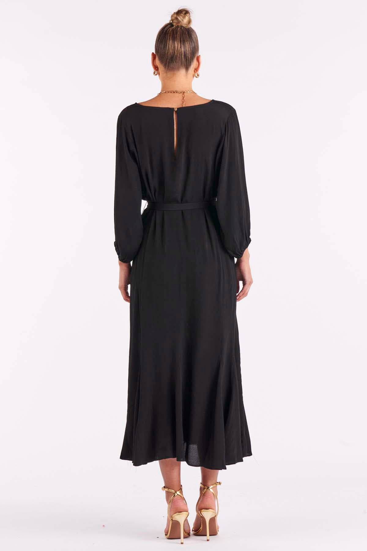 Fate + Becker Only Yesterday Dress in Black - Hey Sara