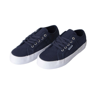 Human Shoes Lift Canvas Shoe in Navy - Hey Sara